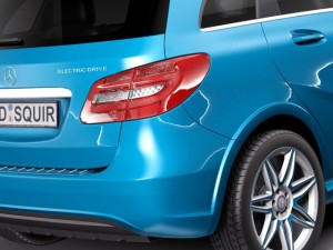 Mercedes-Benz B-class Electric Drive 2015 3D Модель