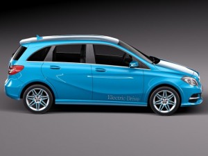 Mercedes-Benz B-class Electric Drive 2015 3D Модель