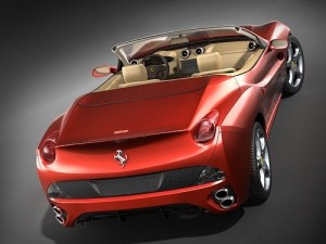Ferrari California Sports Car Convertible 3D 모델