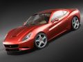 Ferrari California Sports Car Convertible Modello 3D