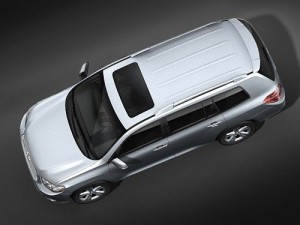 Toyota Highlander 2009 midpoly Modelo 3D