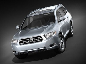 Toyota Highlander 2009 midpoly Modelo 3D