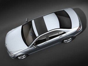 Mercedes-Benz C-class Sedan 2009 midpoly 3Dモデル