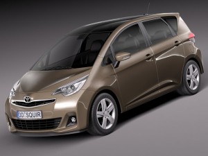 Toyota Verso S 2015 Modèle 3D