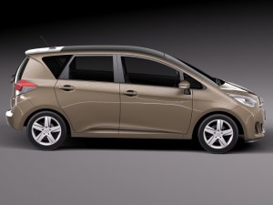 Toyota Verso S 2015 3D 모델