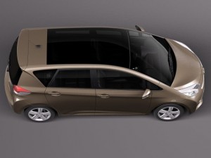 Toyota Verso S 2015 3D 모델