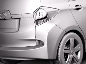 Toyota Verso S 2015 3D Model