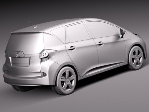 Toyota Verso S 2015 3D 모델