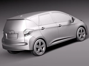 Toyota Verso S 2015 3D Model