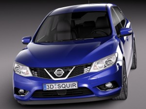 Nissan Pulsar 2015 3D Модель
