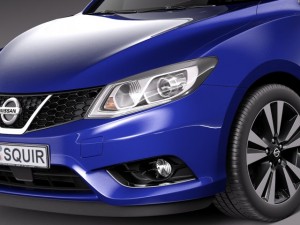 Nissan Pulsar 2015 3D Модель