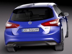 Nissan Pulsar 2015 3D Модель