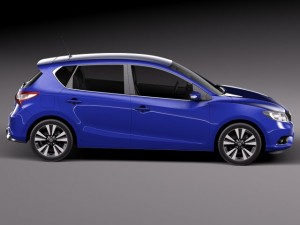 Nissan Pulsar 2015 3D Модель