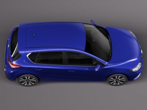 Nissan Pulsar 2015 3D Модель