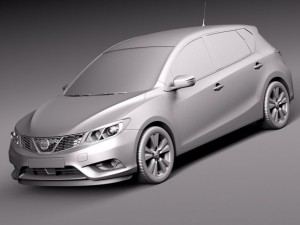 Nissan Pulsar 2015 3D Модель