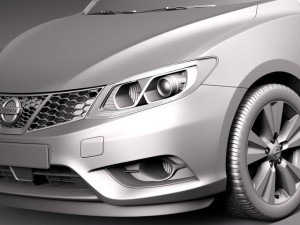 Nissan Pulsar 2015 3D Модель