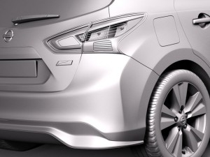Nissan Pulsar 2015 3D Модель