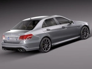 Mercedes-Benz E63 AMG Sedan 2014 3D Model