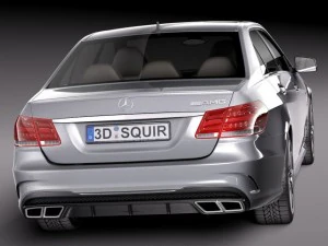 Mercedes-Benz E63 AMG Sedan 2014 3D Model
