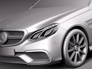 Mercedes-Benz E63 AMG Sedan 2014 3D Model