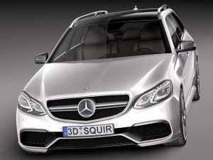 Mercedes-Benz E63 AMG Estate 2014 Model 3D