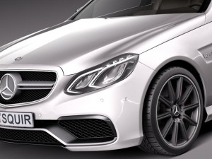 Mercedes-Benz E63 AMG Estate 2014 Model 3D