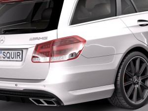 Mercedes-Benz E63 AMG Estate 2014 Model 3D
