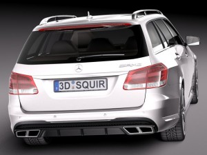 Mercedes-Benz E63 AMG Estate 2014 Model 3D
