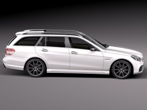 Mercedes-Benz E63 AMG Estate 2014 Model 3D