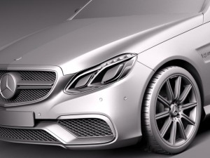 Mercedes-Benz E63 AMG Estate 2014 Model 3D