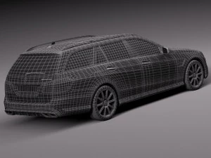 Mercedes-Benz E63 AMG Estate 2014 3D Model