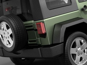 Jeep Wrangler 4-door midpoly Modello 3D