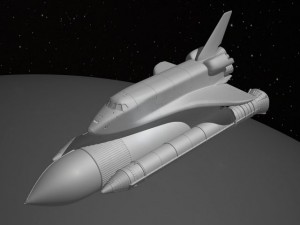 NASA Discovery Space Shuttle Model 3D