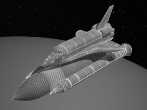 NASA Discovery Space Shuttle Model 3D