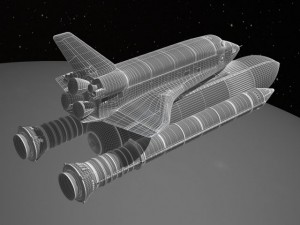 NASA Discovery Space Shuttle Model 3D