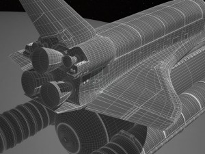 NASA Discovery Space Shuttle Model 3D