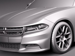 Dodge Charger 2015 3D Модель