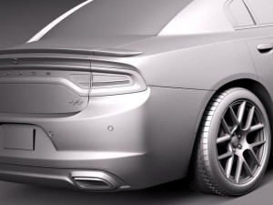 Dodge Charger 2015 3D Модель