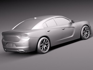 Dodge Charger 2015 3D Модель