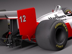 Mclaren Honda MP4 4 Ayrton Senna F1 Modèle 3D