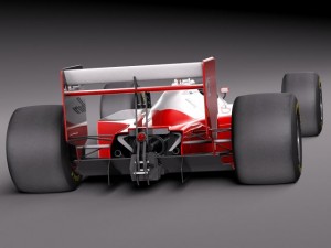 Mclaren Honda MP4 4 Ayrton Senna F1 Modèle 3D