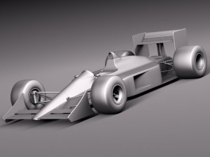 Mclaren Honda MP4 4 Ayrton Senna F1 Modèle 3D