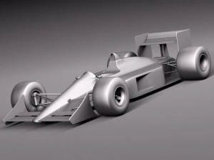 Mclaren Honda MP4 4 Ayrton Senna F1 3D Model