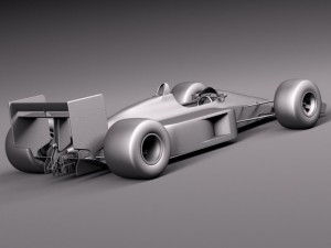 Mclaren Honda MP4 4 Ayrton Senna F1 Modèle 3D