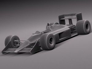 Mclaren Honda MP4 4 Ayrton Senna F1 Modèle 3D