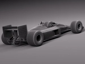 Mclaren Honda MP4 4 Ayrton Senna F1 3D Model