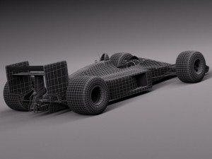 Mclaren Honda MP4 4 Ayrton Senna F1 Modèle 3D