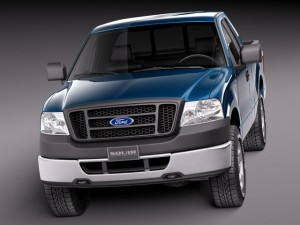 F-150 Regular Cab 2006 3D Model