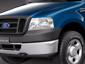 F-150 Regular Cab 2006 3D Model