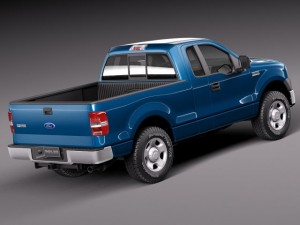 F-150 Regular Cab 2006 3D Model